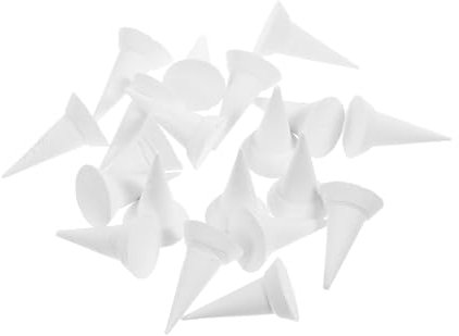TOKIDNY 20 Stück Töpferofen Zubehör Weiße Feuerfeste Stütze Bewegliche Nägel Brennofen Für Töpferei Zu Hause Töpferofen Nägel Aluminiumoxid