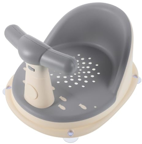 ibasenice Seggiolino Da Bagno Per Neonati Con Base Antiscivolo - Seggiolino Ergonomico Per Il Bagnetto Dei Neonati 6 Ai 12 Mesi | Supporto Multifunzionale E Contenitore Compatto