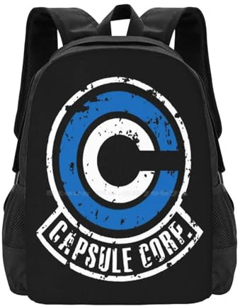 Sac à dos Capsule Vintage Grande Capacité École Ordinateur portable s Capsule Corp Cadeaux d’Halloween et de Noël