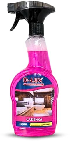 D-Lux Badreiniger 500 ml entfernt Kalk und Ablagerungen reinigt Armaturen Dusche und Fliesen