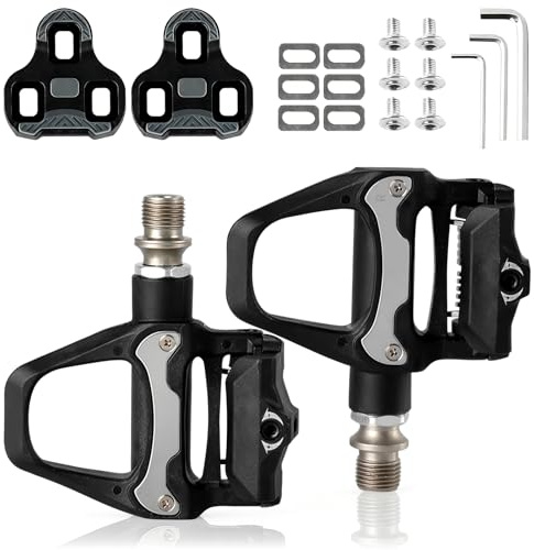 Fahrradpedale rutschfest Compatibel, SPD-SL Pedale, 9/16 Zoll Rennrad Und MTB Pedale für ShimanoSPD-SL, Fahrrad Pedale für MTB Gravel SDS Klickpedale Clipless Pedals Rennpedale Bike