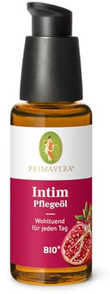 PRIMAVERA Intim Pflegeöl bio* 30 ml - mit Garanatapfelsamen, Muskatellersalbei und Rosengeranie - für die sanfte tägliche Intimpflege - Aromatherapie - vegan