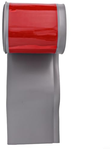 Besttoolifes Plinthe en PVC souple, plinthe en plastique imperméable pour amélioration de la maison, 2 m x 10 cm, bordure murale décorative pour une installation facile (gris)