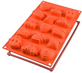 Silikomart | SF207 Stampo in Silicone per Monoporzioni SWEET BABY, Antiaderente, Confezione da 1 Stampo per Dolci, 59x50 h 20 mm Volume: vol. tot. 325 ml Numero di cavità: 15