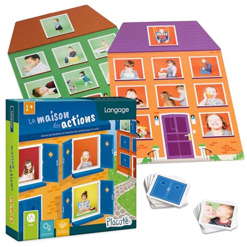 Placote – La Maison Des Actions, Jeu éducatif 1 an à 3½ ans - PLA2