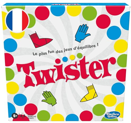 Hasbro Gaming Twister 98831447 Brädspel, Flerfärgad, Från 6 år