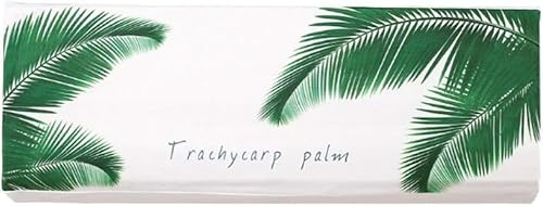 Garneck Tela elástica Aire Acondicionado Cubierta Hoja Tropical patrón a Prueba de Polvo Aire Acondicionado Cubierta Antipolvo Cubierta Protectora 80cm