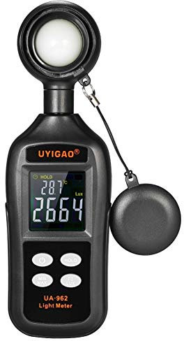 UA962 Mini Digital luxmètre Luxmètre Matériel d'essai environnemental de type portatif illuminometer