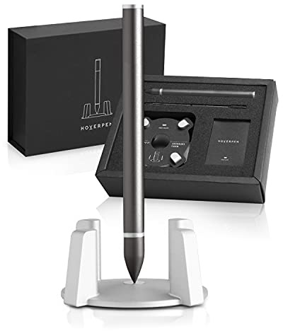 novium Hoverpen - Luxury Pen, Vertically Standing Executive Ballpoint Pen | Top Grade Free-Flowing Ink Refill, Metal Made, Unique Gifts, Mens Gifts Ideas