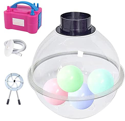 CHEMYO Ballonfüllmaschine mit elektrischer Ballonpumpe und Ballonexpander DIY Ballonfüllmaschine Kit für Ballon Rosenstrauß Hochzeitsgeschenk