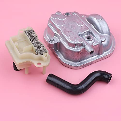 HAKTAS Outils électroportatifs Couvercle de Culasse reniflard Tube d'huile Tuyau Filtre Sperator for GX35 GX35NT 4 Temps Tondeuse à Gazon Petit Moteur Moteur