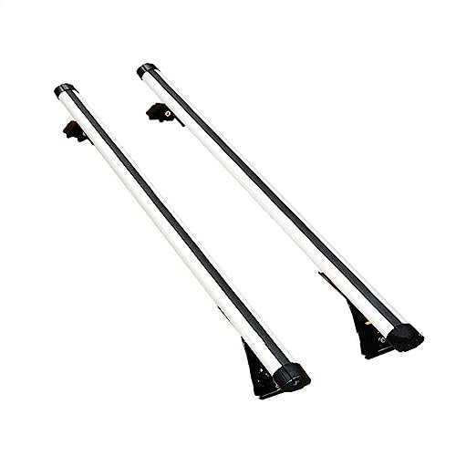 BIVOO Gepäckträger 2 Stücke Universal 125 cm Autodach Rock Querstangen Für Gepäckträger Fahrradträger Frachtkorb Dach Gepäckbox Auto Car Dachträger