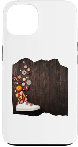 Coque pour iPhone 13 Bottes de Saint-Nicolas