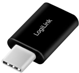 LogiLink BT0048A – BT-adapter (V5.3), USB-C (Gen1) anslutning med upp till 3 Mbit/s och 20 m räckvidd, för Windows 7/8.1/10/11