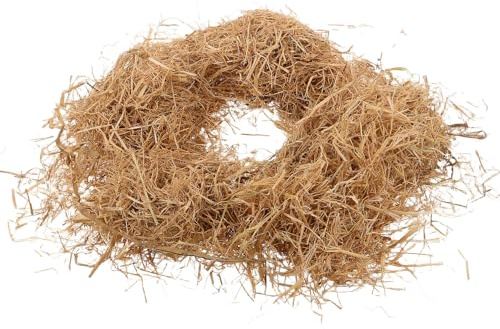 GALPADA Forro de Paja Natural para Nidos de Conejo 05 Kg de Paja Seca Material para Puesta y Cama Tapetes Aislantes Reutilizables para Granjas y Refugios de Mascotas