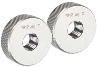 Slät ringmätare 11 st Stålgänga Ringmätare Set Metriska Storlekar M45 M46 M48 M50 M52 M55