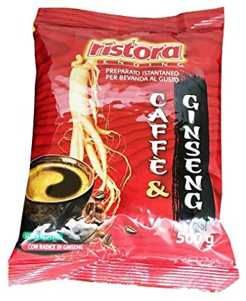 500g Ristora Caffè Ginseng Polvere Solubile per Distributori Automatici Bar Casa
