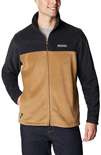 Columbia Steens Mountain 2.0 ytterlagerfleece med full dragkedja, mysig fleece, hållbar design, säkra fickor, utomhusessentiell - herr