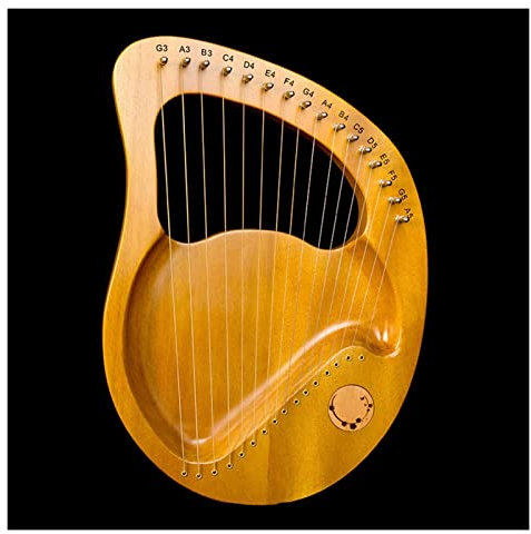 Professionelle Lira-Klavierharfenmusik Aus Holz, Klassische Chinesische Lyra-Harfe Harfen-Saiteninstrument (Color : 16 Tone Style 2)