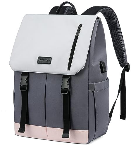 LOVEVOOK Rucksack Damen Elegant Groß 17.3 Zoll Laptop Rucksack Wasserdicht Schulrucksack Teenager Mädchen Schultasche Backpack Women Tagesrucksäcke für Uni Schule Reise Business