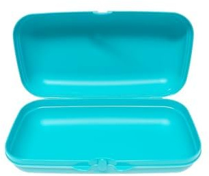 Tupperware to Go Maxi-Twin Maxi Twin Maxitwin Brotdose Box Behälter Kind Kindergarten Schule türkis