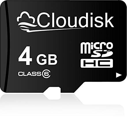 Cloudisk 4GB microSDHC Tarjeta de Memoria Tarjetas microSD, C6 4GB Micro SD Card