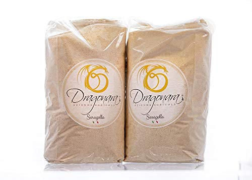DRAGONARA - Harina de Sémola de Trigo Duro Saragolla BIO - Bolsa de 5 kg