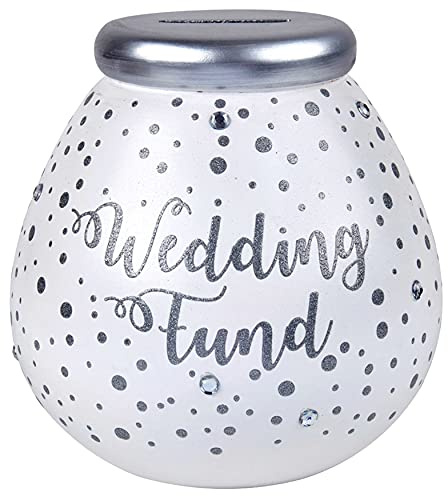 Pot of Dreams Tirelire en céramique Peinte à la Main Save and Smash Peinte à la Main | Eco Freindly & Recyclable | Cadeau décoratif pour Mariage et Lune de Miel | Taille Unique