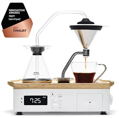 BARISIEUR Design Kaffeemaschine Tee Timer weiß
