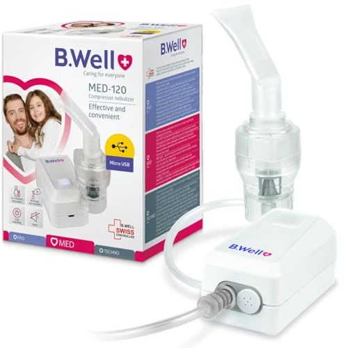 B.Well MED-120 Nébuliseur compresseur - Inhalateur enfants adultes