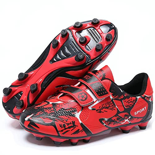 Boys Football Boots Shoes Kids Girls FG/AG Soccer Athletics Sport Shoes Training Shoes Running Shoes Teenager Indoor Outdoor Football Shoes Sneakers for Unisex