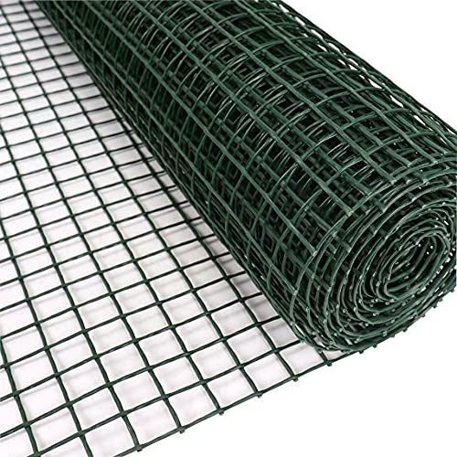 50CM x 5M (5 x 0.5m) Plastic Mesh Garden Fencing – Heavy Duty Fruit Vegetable Green Netting Garden Mesh Climbing Plant Support Plastic Trellis