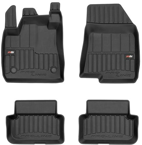 MOTOS Gummimatten Auto Fussmatte passend für Dacia Sandero III ab 2020 Hatchback Verbessern Sie Ihren Reisekomfort mit Antirutschmatte Auto 3D- Allwetter fußmatten Auto, Schutz vor Verschmutzung