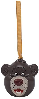 Disney The Jungle Book Hängender Baumschmuck Baloo – 7,4 cm x 4,8 cm x 5,7 cm – Ornament – Disney Weihnachtsbaumschmuck – Disney Geschenke