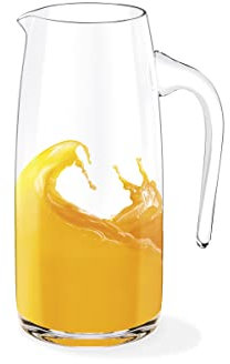 Wilmax Jarra de cristal de 500 ml, jarra de agua, jarra de cristal, jarra de agua, jarra de cristal, jarra de vino, jarra de cristal, jarra de agua, tetera | caja de regalo | transparente | 1 unidad