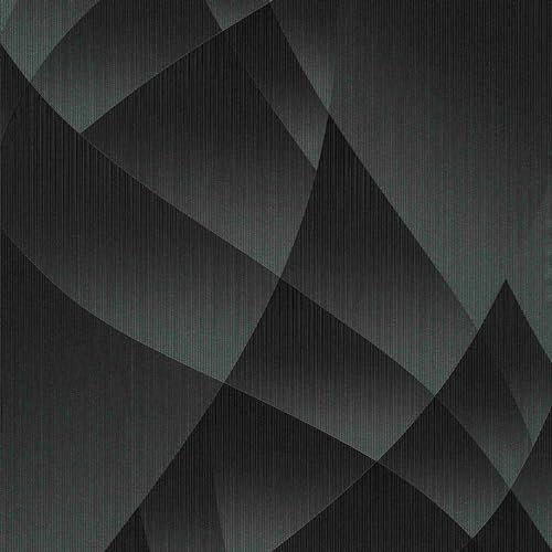 Erismann 10374-15 Fashion for Walls 4 Papier peint intissé Motif 0,53 x 10,05 m Noir Salon Couloir Bureau Cuisine Salon Salon Couloir Bureau Cuisine Salon