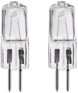 PRIOKNIKO G4 G5.3 Halogenlampe Perle 12V 10W 20W Kristalllampe Mikroskop Instrument Stiftbirne Halogen Wolframlampe,G5,3 (dicke Füße) – 12 V – 50 W