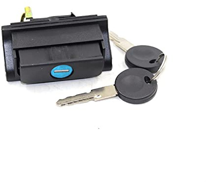 QXWRLD Autoteile Heckklappen-Kofferraum-Kofferraum-Handschließzylinder mit Schlüsseln, for VW, for Golf Mk3 III 1991–1997, for Polo, Classic 1994–1997 OE 1H6827571E Fahrzeugtürschlosszylindersatz
