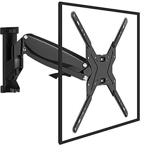 ZDEZHI Soporte de TV, Soporte de TV de Pared Resistente, inclinable y Giratorio para la mayoría de televisores de Pantalla Plana LED, LCD, OLED y Plasma de 32 a 50 Pulgadas con 400 x 400 mm
