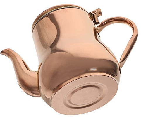 KICHOUSE Recipiente Separador de Grasa Acero Inoxidable 500ml Colador Integrado Práctico para Aceite de Cocina Doméstico Uso Gastronómico Rosa Dorado