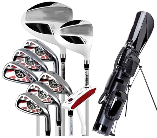 Set Completo Da 9 Mazze Da Golf For Principianti Da Donna/uomo, Set Completo Da Golf Da Uomo, Sacca For Palline Da Golf Standard, Asta In Carbonio, Con Borsa Di Supporto, For Appassionati Di Golf, Gol