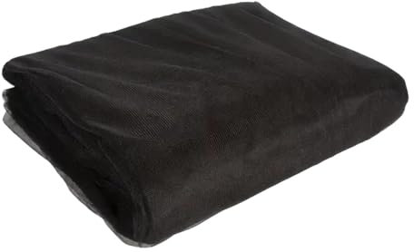 Jiuvaso Rete da Giardino, Copertura per, Traspirante, Versatile, Leggera, per Piante, Protezione per Colture, Fiori, mirtilli, Patio, Nero Lunghezza 6m