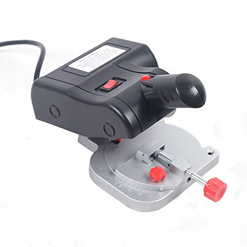 TCICOP Mini Cut Off Machine 90W Portable Mitre Saw, Adjustable Max 45° Cutting Machine for Glass, Iron, Aluminium Profiles, High Power, Precision Chop Saw for Factory, Workshop