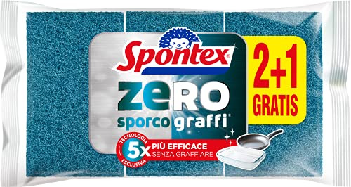 Spontex - Esponja abrasiva Zero 2+1