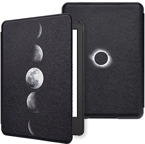 WALNEW Hülle für 6-Zoll Kindle 11. Generation 2024/2022, PU Leder Schutzhülle Tasche für Neue Kindle 11th Gen ereader mit Automatischer Aufwach/Ruhe-Funktion