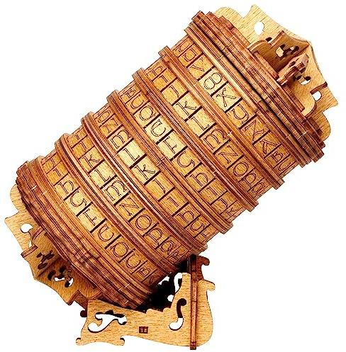 ESC WELT Cryptex - Boîte Cadeau Secrète Unique en Bois de Bouleau - Emballage Cadeau Personnalisé - Puzzle 3D - Casse-tête Cadeau Interactif - Boîte Cadeau Puzzle avec Compartiment Caché