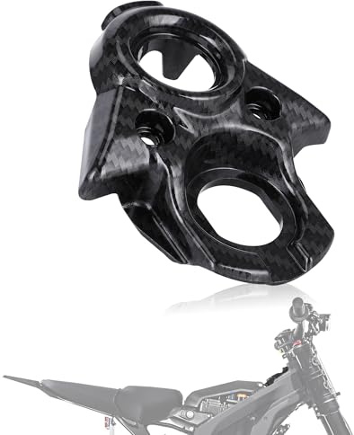 IUVWISN Sur Ron Ignition Key Switch Cover Electric Dirt Bike Color Fibra de Carbono Piezas de Motocicleta Cubierta Decorativa para Sur-Ron S/X Electric Dirtbike