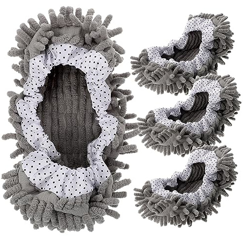 NOLITOY Funda para Zapatillas De Trapeador Calcetines De Chenilla Absorbente Ideal para Limpiar
