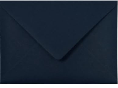 Netuno 25 Umschläge Dunkelblau DIN B6 12,5x17,5 cm natürlich und hochwertig | 120g Materica Cobalt · stilvolle blaue Umschläge Naturpapier für Geburtstag, Jubiläum, Taufe, Einladungen & Grußkarten
