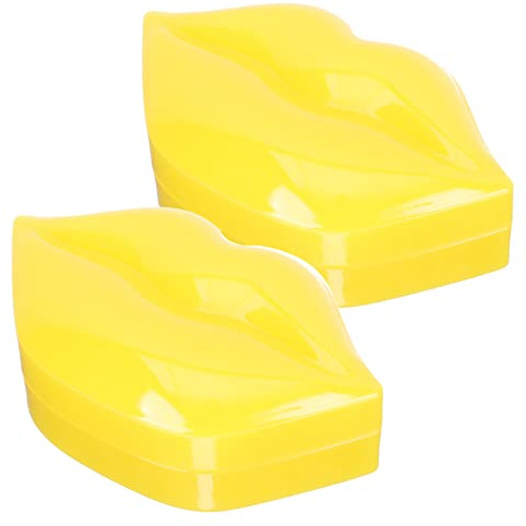 MUSISALY 2 Packungen Peeling Lippenpflaster und Hydrierende Lippenpflegemasken mit Wasser und Glycerinum für Zuhause und Reise zur Intensiven Pflege und Feuchtigkeit
